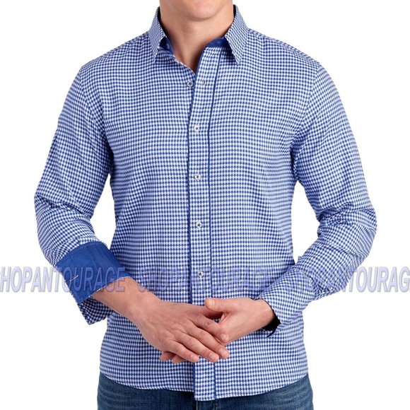 English Heroes EHW112 L/S Woven Shirt For Men - Picture 1 of 7